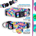 Native Pup Tie Dye Dog Collar, Paws and Bones Hippie Tiedye for Large Dogs