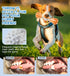 Durable Dog Chew Toy, Natural Rubber Treat Dispensing Puzzle Toy for Small & Medium Breeds Interactive Teething