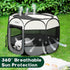 Love's Cabin Medium Dog Playpen, Portable Indoor/Outdoor Tent Crate, Foldable Pop Up Kennel with Removable Zipper Top,