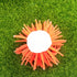 TEHAUX Simulation Sea Urchins Coral, Aquarium Fish Tank Decoration, Elastic Coral Crafts Ornament (Orange)
