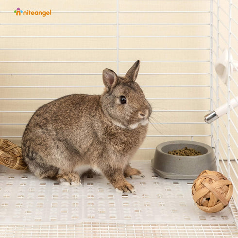 Niteangel 2pcs Rabbit Cage Mat: Durable Foot Pads for Bunny, Guinea Pigs, Chinchillas, Cats, Dogs & Small Pets