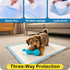 23" 23", 6-Layer 100 Count MoMoCo Puppy Pads x Super Absorbent Dog Pee Pads, Leak-Proof Dog Training Pads for Hardwood