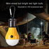 LED Camping Tent Lantern, Portable Waterproof Emergency Light Bulb, Battery Powered, 4 Packs