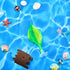 WILLBOND 2 Pieces Silicone Betta Bed Leaf Hammock, Comfortable Resting Spot for Betta Fish (Green)