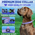 TECEUM Reflective Pet Collar – Lavender – XL – Basic Nylon Dog Collar – Quick Release Buckle – Fits Small, Medium and Large Dogs, Puppies, Cats – ESA & Service Dog Options