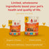 PLATO Small Bites Dog Treats - Natural Real Meat & Chicken Flavor, Grain Free, 2.5 Ounces