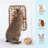 andwe Seagrass Protector Mat with Toys for Rabbit, Bunny, Chinchilla, Guinea Pigs, 11 X 7.87-inch
