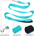 Durable Reflective Dog Collar and Leash Set, Soft Neoprene Padded Collar with 5ft Strong Leash for Medium Large Dogs