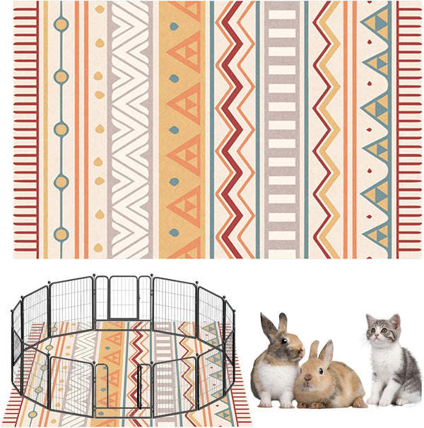 BNOSDM Extra Large Cage Liners for Rabbits 91" X 63" Washable Rabbit