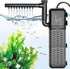 AQQA Aquarium Filter, Submersible Power Fish Tank Filter with Rainwater Aerator, Adjustable Water Flow Design, Ultra