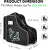 Skate Bag for Adults Roller Skates, Large Capacity Ice Skates Carry Bag with Adjustable Shoulder Strap, Nylon Inline