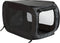 Beatrice Home Fashions Portable Travel Pet Kennel - Collapsible Cat and Dog Kennel (Black)