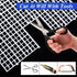 8 Pcs Aquarium Fish Tank Divider, Plastic Egg Crate Isolation Board with 10 Pcs Suction Cups, 11.8 × 11.8 in