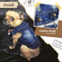 Cool Dog Jean Jacket - Small Puppy Outfits for Frenchie, Denim Coats for Small Medium Dogs (Blue, M - 6-9 lbs)