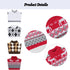4 Pieces Guinea Pig Clothes Costume, Sweater Bunny Hamster Clothing, Small Animal Warm Vest Winter Pet Apparel