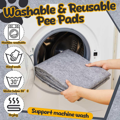 Shinylin 2 Pack 60"x74" Extra Large Reusable Dog Mat Jumbo Waterproof Absorbent Non-Slip Pee Pads Machine Washable