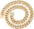 Cuban Link Dog Collar in Gold Silver Color, Metal Dog Chain Collar for Dogs Cats Jewelry 8/10/14/16/18/20/24/28 Inch