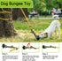 Dog Bungee Tug Toy, Durable Interactive Rope Toy Hanging from Tree for Small, Medium, Large Dogs, Outdoor Tug of War
