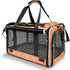 Portable Soft-Shell Dog Carry Bag for Puppy - Foldable Travel Cage for 0-15 lbs Pomeranian & Yorkie