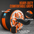 Squatz Digital Ab Roller Wheel - Ultra Wide with Pilates Mat for Abdominal and Core Strength Training