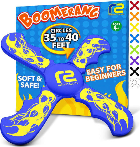 Fun Boomerang for Kids - Soft & Easy to Use - Outdoor