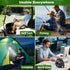 10400 24 1PC Roykaw Golf Cart Fan mAh Rechargeable Battery Powered, Hrs Work Portable Fan with LED Light for Nighttime