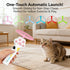 Orebog 10 Cat Fetch Toy Launcher,Flying Disc Launcher Toy Rechargeable with Flying Discs,Flying Cat Toy Disc Launcher