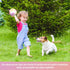 Dog Toys Soccer Ball with Straps, Durable Tug of War Balls, 5 Inch Puppy Birthday Gifts, Dog Water Toy for Small Dogs