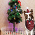 STMK Christmas Snowflake Dog Bandana Costume, Classic Plaid Scarf Hat Bow Tie with Bell Decoration for Pets