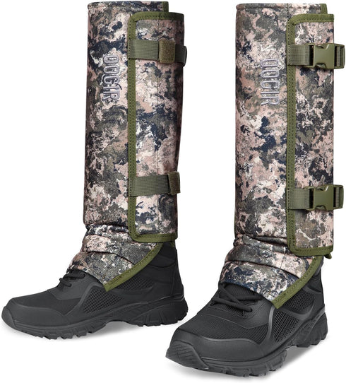 QOGIR Snake Gaiters for Hunting, Durable Leggings for Men & Women, Snake Bite Protection