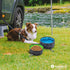 LumoLeaf Collapsible Dog Travel Bowl - 2 Packs Large 68oz/80oz Lightweight Foldable Bowls for Pets with Zipper