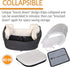 K&H Pet Products Bucket Booster for Small & Medium Dogs - Washable Heated Car Seat with Safety Leashes - Charcoal/Cream
