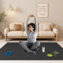 Signature Fitness Puzzle Exercise Mat with EVA Foam Interlocking Tiles for Home Gym