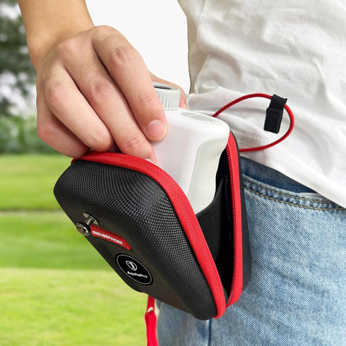 Golf Rangefinder Case, Waterproof, Shockproof for Bushnell/Callaway/Tectectec, Includes Carabiner & Hook Strap
