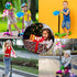 Kids Scooter Accessories for T-Bar Handle Scooter/Bike - Unicorn Dinosaur Head Decoration with Streamers