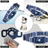 AirTag Dog Collar, Polyester Pet Cat Puppy Collar with Silicone Holder for Small, Medium, Large, and Extra Large Dogs,