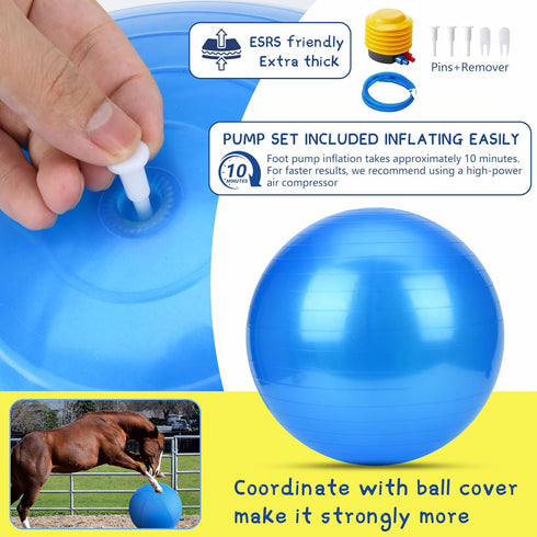 18" CP0408 Herding Ball for Dogs and Horses - Dog Herding Ball for Australian Shepherd Collie, Jolly Ball for Dogs