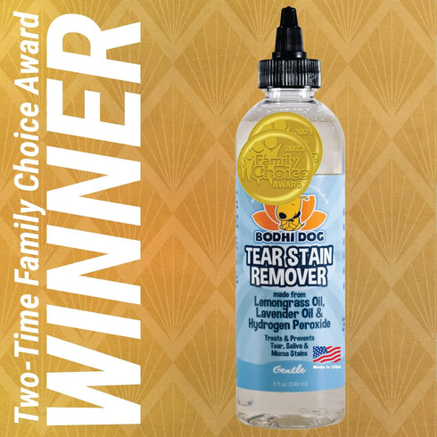 Bodhi Dog Tear Stain Remover, Gentle Natural Solution for Dogs & Cats, 8 Fl Oz, Alcohol-Free, Made in USA