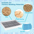 Chinchilla FHTONGE Guinea Pig Litter Box for Cage, Guinea Pigs Litter Pan with Grid, Rectangular Small Amimal Potty