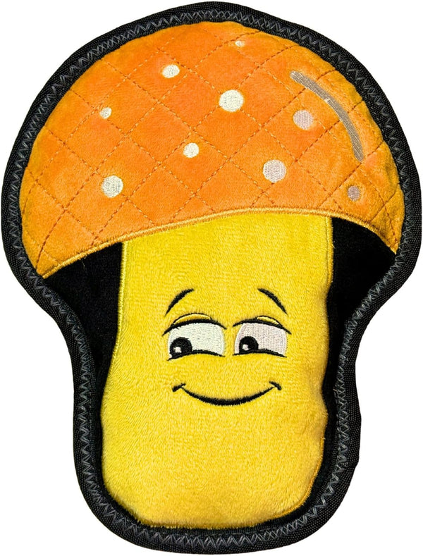 Durable Mushroom Squeaky Dog Toy for Aggressive Chewers, Tough Chew Toy for Small, Medium, Large Dogs