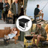 13 Inch Portable Folding Stool Camping Stool for Adults with Side Pocket, Ultralight Small Foldable Pocket Chair
