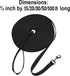 Hi Kiss Dog/Puppy Obedience Recall Training Agility Lead - 15ft 20ft 30ft 50ft 100ft Training Leash, Great for Play