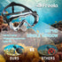 Freela Kids Snorkel Mask for Ages 6-14, No Leak Anti Fog Goggles with Nose Cover for Swimming