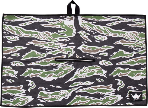 Magnetic Golf Towel with Center Cut and Loop Attachment, Strong Magnet for Golf Bag or Cart Accessory