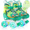 Dino Kids Toddler Roller Skates for Boys Girls,WESKIFAN Dinosaur Quad Skating Shoes
