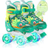 Dino Kids Toddler Roller Skates for Boys Girls,WESKIFAN Dinosaur Quad Skating Shoes