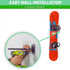 GoSports Wall Mounted Ski and Snowboard Storage Rack for 2 or 8 Ski Sizes