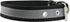 Reflective Dog Collar, Cotton Web/Leather, 18" Long, 3/4" Wide, Fits 12"-16" Neck, Poodle, Spaniel