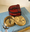 NauticalMart Marine Brass Compass with Calendar - Pocket Compass for Camping, Nautical Decor, Gifts for Teen Family