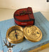 NauticalMart Marine Brass Compass with Calendar - Pocket Compass for Camping, Nautical Decor, Gifts for Teen Family